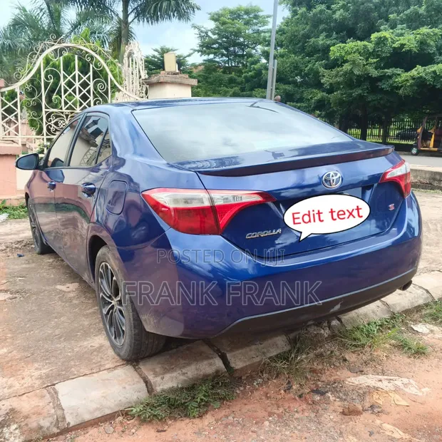 Toyota Corolla 2016 Blue - 1