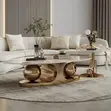 Modern Oval Coffee Table Mai Sama Mai Kama Da Marmara - 2