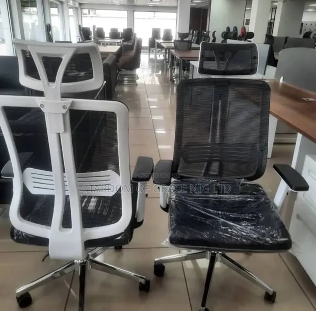 Ergonomic Mesh Home Office Swivel Chair - 1