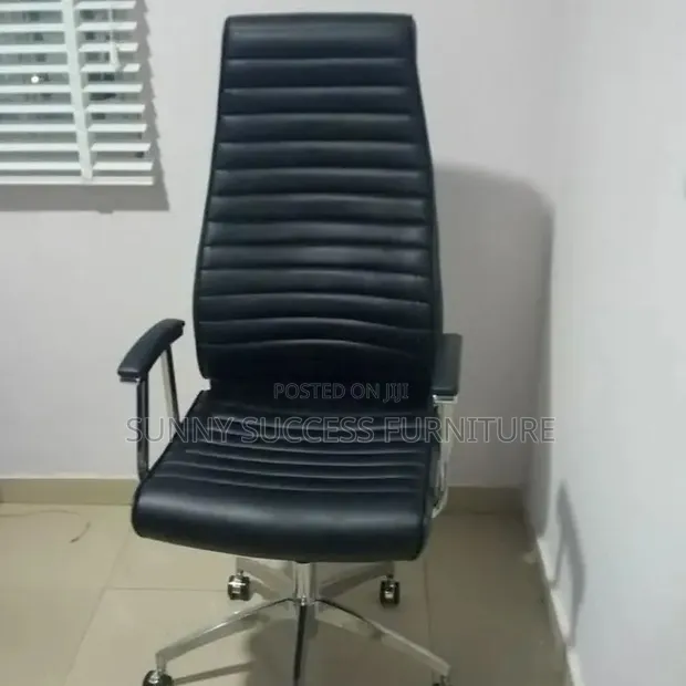 Executive Swivel Office Chair with Long Back Rest - 1