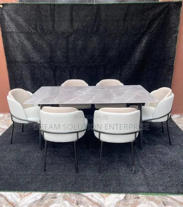 Imported Dining Table with 6 Chairs - 1