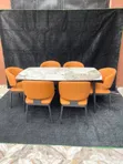 Imported Dining Table with 6 Chairs - 2