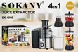 Sokany 4-in-1 Juice Extractor - 1