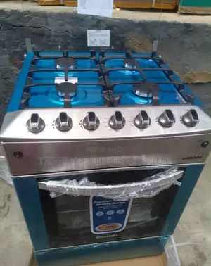Bruhm 4-Burner Gas Cooker/Oven BGC-6640SS