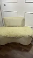 Brand New Studio Chair with Fur Rug - 1