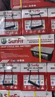 SunFit 12V 220Ah Deep Cycle GEL Baturi - 1