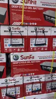 SunFit 12V 220Ah Deep Cycle GEL Baturi - 2