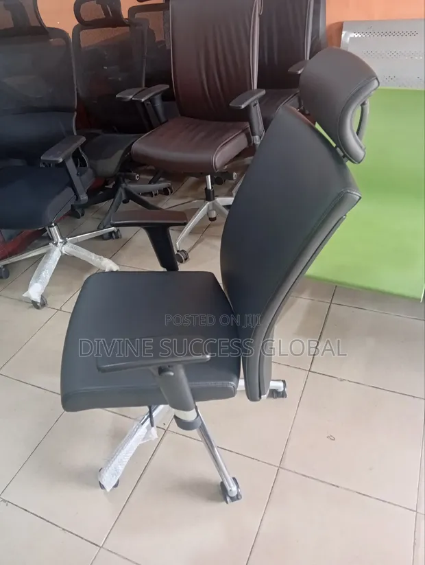 Executive Office Chair with Headrest - Made in Malaysia - 1