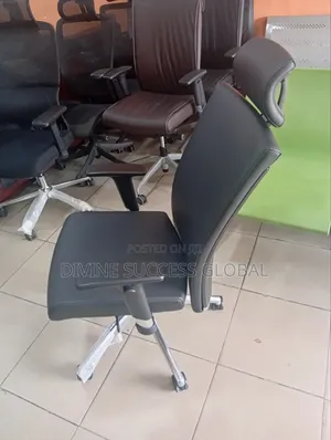 Executive Office Chair with Headrest - Made in Malaysia