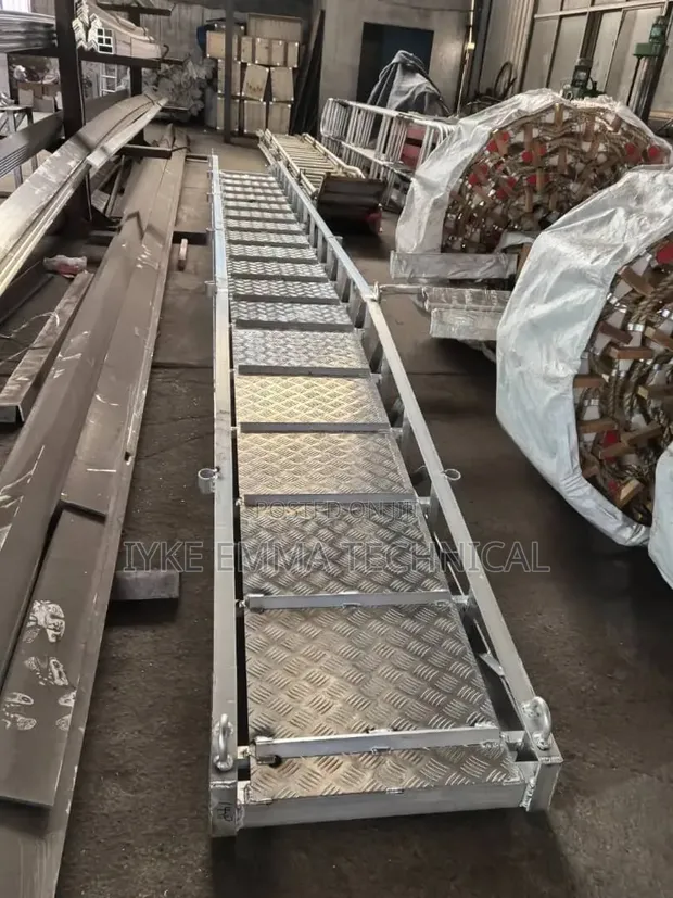 Marine Aluminium Gangway Ladder 6m for Port/Ship Wharf - 1