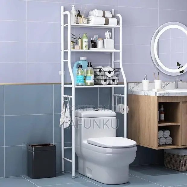Toilet Rack - Black & White Available - 1