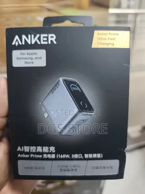 Anker Prime 160W Smart Display 3-Port Charger