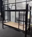 Quality Imported Metal Bunk Bed - Black - 1