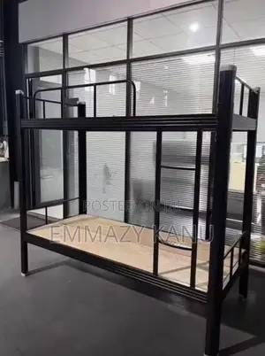 Quality Imported Metal Bunk Bed - Black