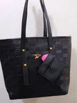 Affordable Luxurious Classic Black Tote Bag - 2