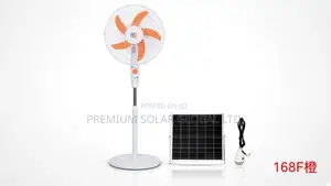 Holy Grace Solar Standing Fan