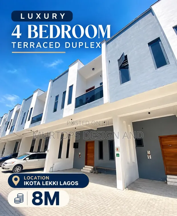 Gidan Terrace 4 Bedroom Don Sawa a Ikota - 1
