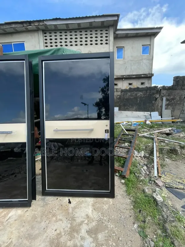 Rose Pivot Security Door - Local Nigeria Made - 1