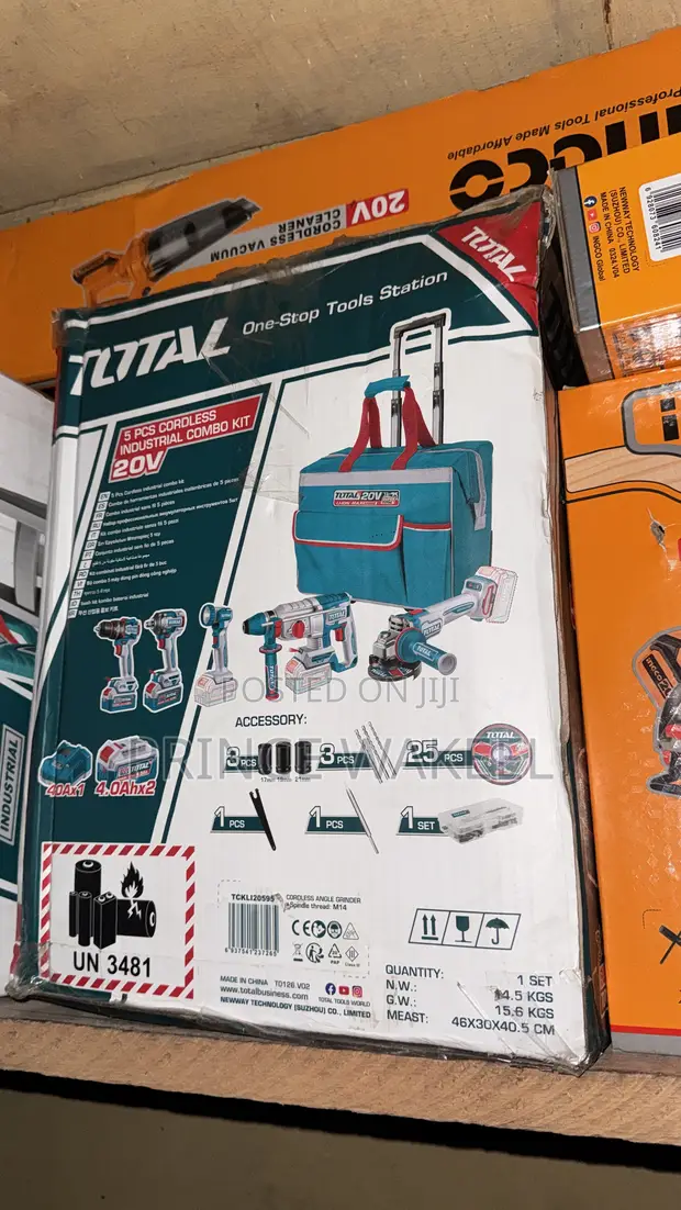 Total 5-in-1 Cordless Power Tool Kit - 1