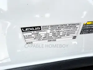 Lexus RX 350 2WD 2020 White