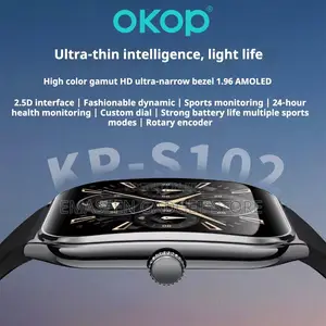 OKOP KP-1002 Smart Watch - AMOLED Display, Bluetooth Kira