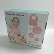 Baby Silicone Feeding Set - Plates, Bib, Cup, Spoons, Forks - 2