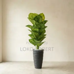 Artificial Floor Plant in Terrazzo Planter (72 Inches)