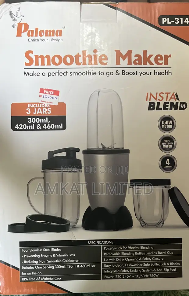 Paloma Smoothie Maker - Sabon Abu - 1