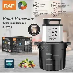 RAF 8 Liters Stainless Steel Food Processor/Yam Pounder