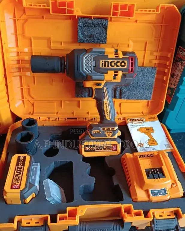 Ingco 20V Brushless Cordless Impact Wrench - 1