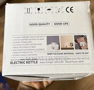 Foldable Travel Kettle - Brand New