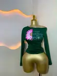Doguwar Hannu Crop Top na Mata - 4