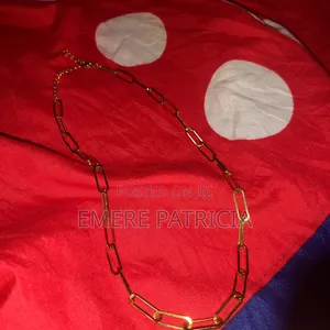 Stainless Steel Ladies Necklace - Gold