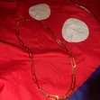Stainless Steel Ladies Necklace - Gold - 2