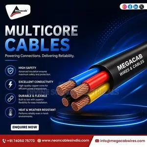 Brand New 50mm 4-Core Armoured Copper Cable