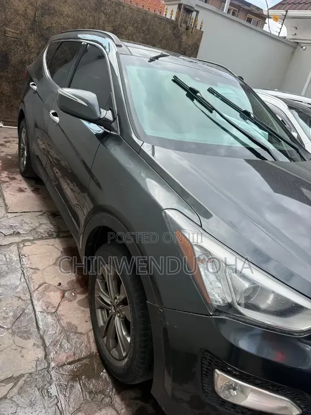 Hyundai Santa Fe 2014 Gray - 1
