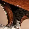 Italian Executive Luxury Leather Boss Office Table Set - 4