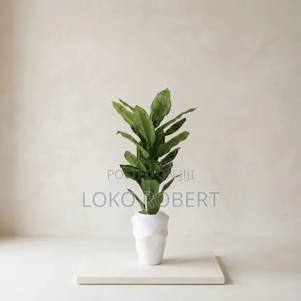 Premium Artificial Flower Vase Plant with Modern Vase - 1