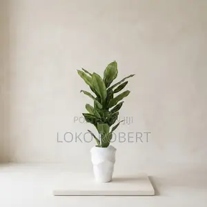 Premium Artificial Flower Vase Plant with Modern Vase