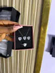 Stainless Steel Heart Jewelry Set - 3