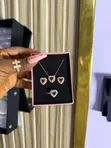 Stainless Steel Heart Jewelry Set - 5
