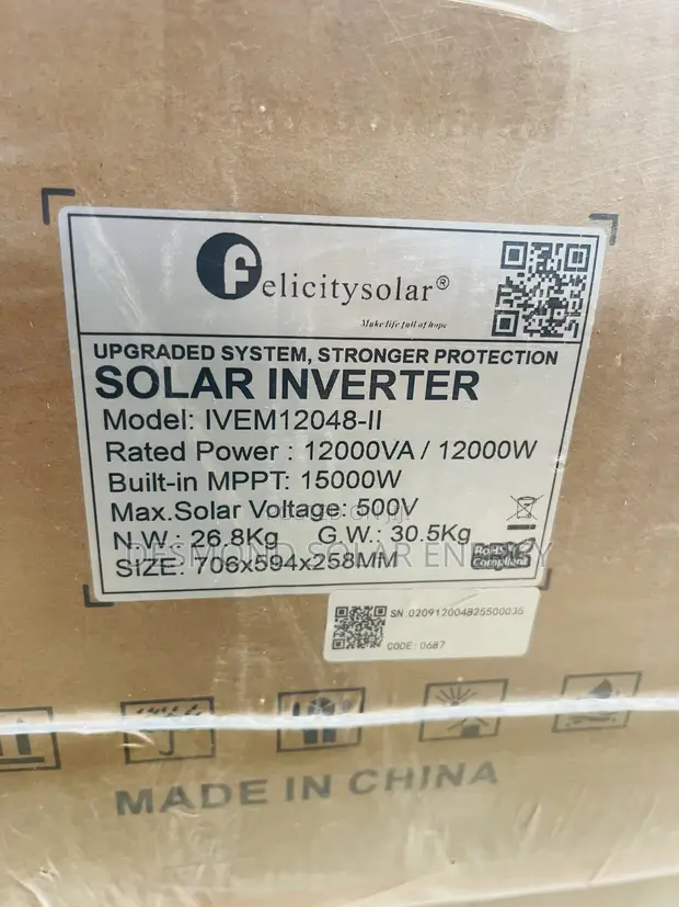 Felicitysolar 12kVA 48V Hybrid Solar Inverter - 1