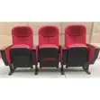 Red Three-Seater Commercial Auditorium Row Chair - 2