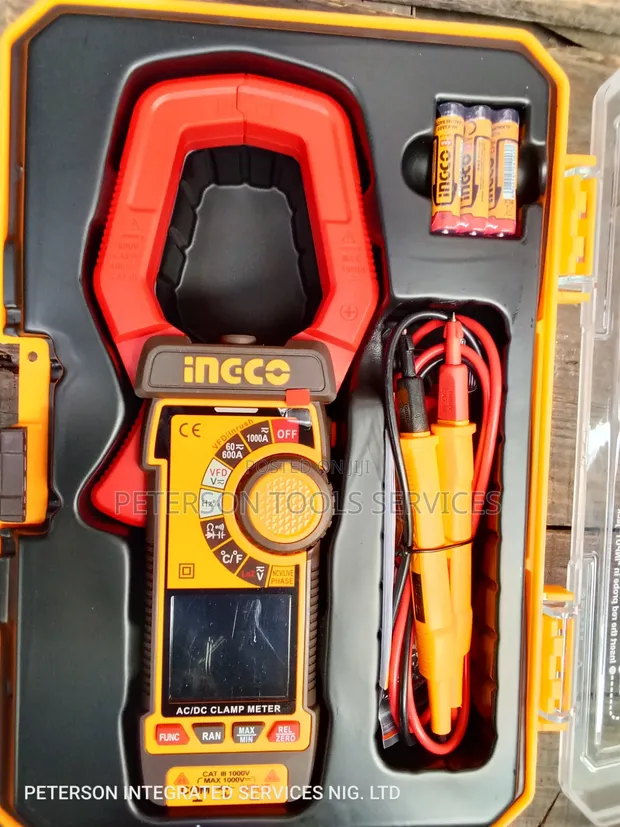 Ingco AC/DC Clamp Meter - Brand New - 1