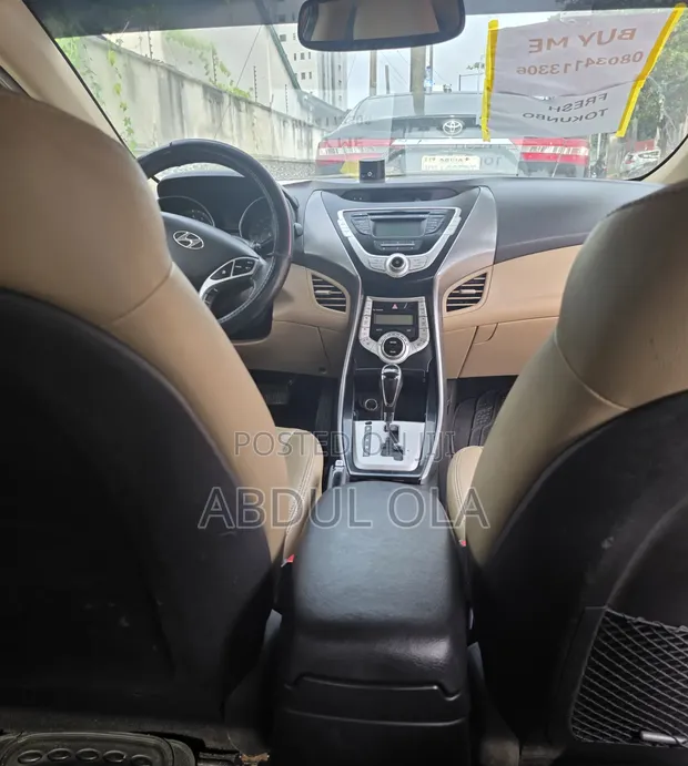 Hyundai Elantra GLS Sedan 2013 - Ja mai launin Maroon - 1