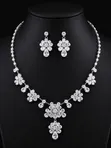 Fashion Jewelry Set - Necklace and Earrings - 1
