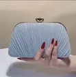 Classy Clutch Bag - Light Blue - 1