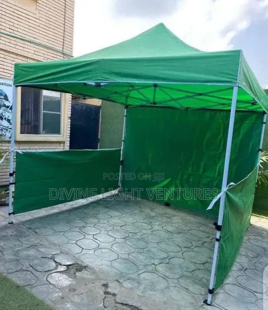 6x6 Canopy with 3 Side Covers - 1