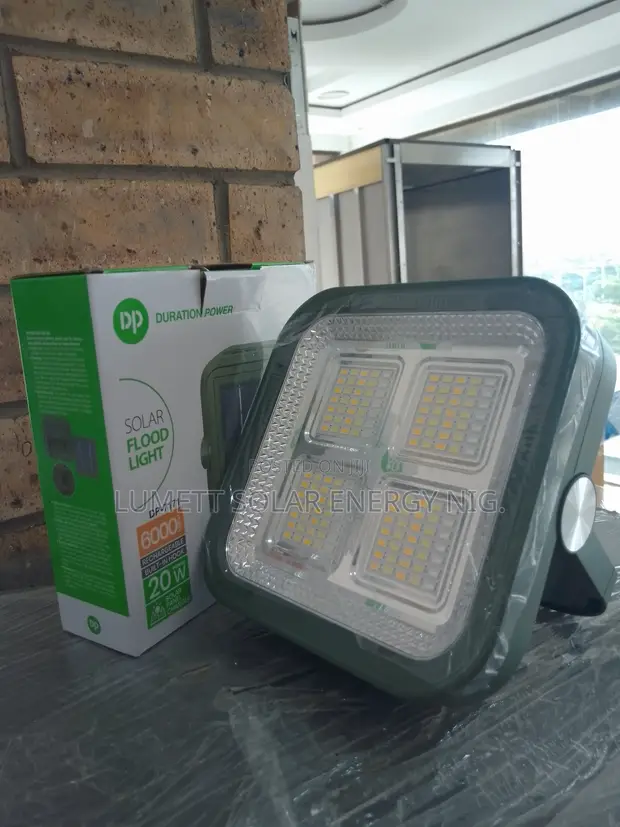 DP Solar Rechargeable LED Flood Light - 1