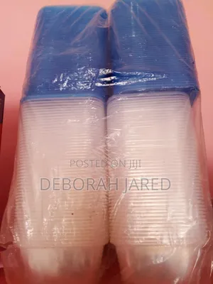 White Disposable Plastic Plates (Pack of 100)